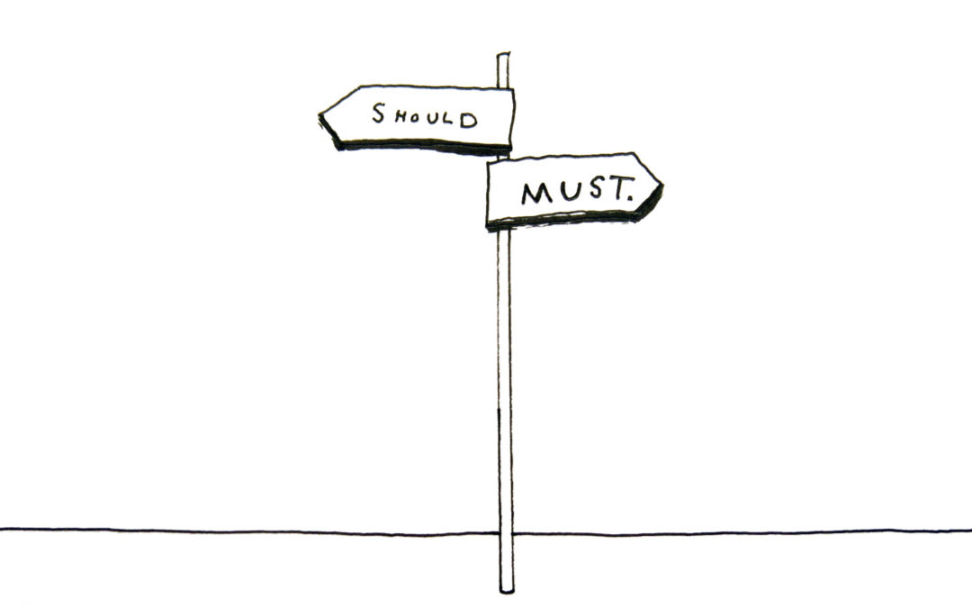 The Crossroads of Should and Must